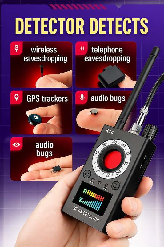 K18 Pro Hidden Camera & Bug Detector