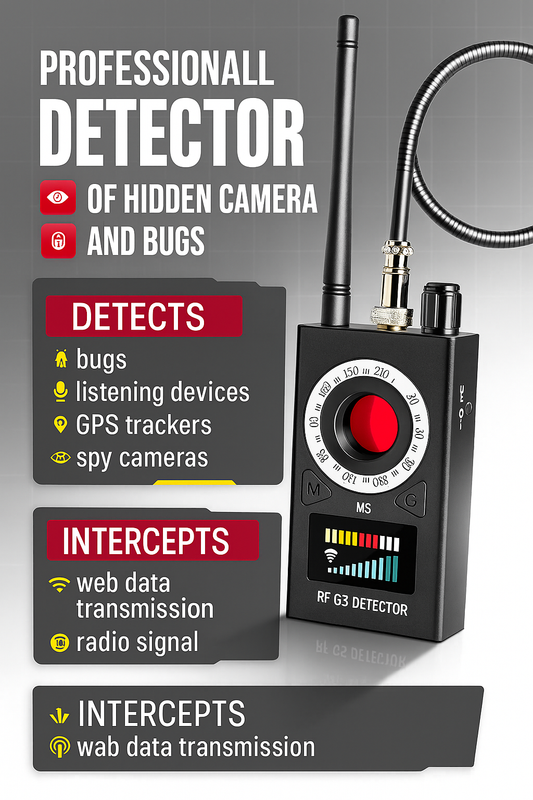 K18 Pro Hidden Camera & Bug Detector